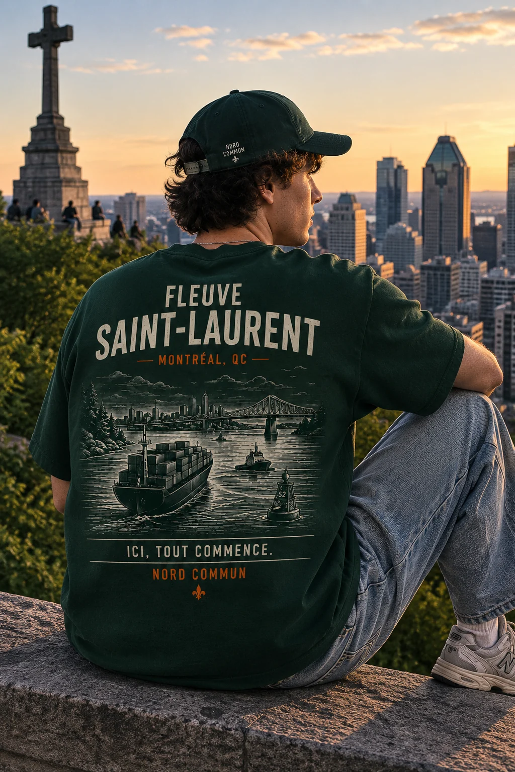Fleuve Saint-Laurent tee in Montréal
